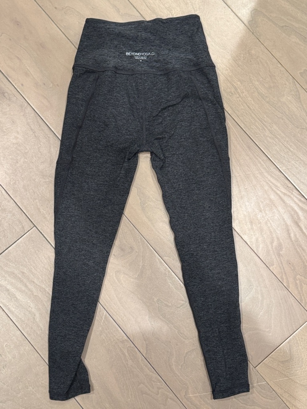 Beyond Yoga Charcoal High-Waist Performance Leggings